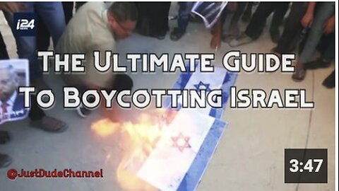 The Ultimate Guide To Boycotting Israel | i24 NEWS