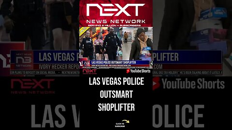 Las Vegas Police Outsmart Shoplifter #shorts