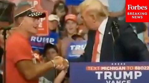 WATCH: Donald Trump Invites Audience Member Up Onto Stage During Campaign Event
