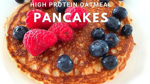 Flourless Banana Oat Pancakes Recipe - No Sugar No Flour Pancake Recipe