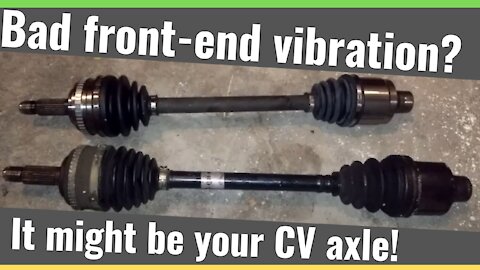 How to know when your CV Axle is going bad that is not clicking when you turn