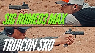 Sig Sauer Romeo3 Max vs Trijicon SRO Competition Pistol Red Dots Review