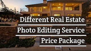 Different Real Estate Photo Editing Service Price Package