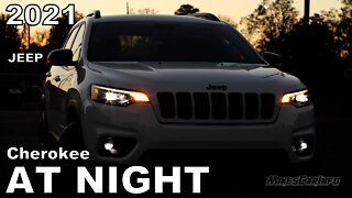 AT NIGHT: 2021 Jeep Cherokee - Interior & Exterior Lighting Overview