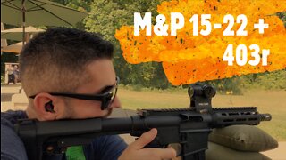 M&P 15 22 Pistol Series Upgrade + Range Test