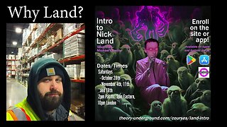 Why Mikey is teaching this course on Nick Land (a message he sent while at work)