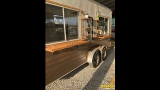 2021 - 7.5' x 16' Coffee Espresso Cafe / Mobile Beverage Trailer for Sale in Florida!