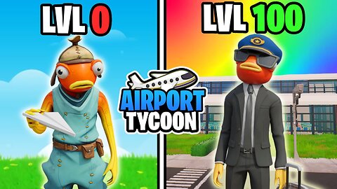 I Built An AIRPORT in FORTNITE