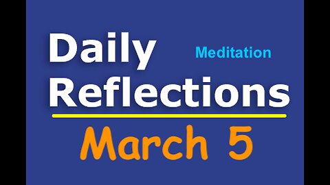 Daily Reflections Meditation Book – March 5 – Alcoholics Anonymous - Read Along – Sober Recovery