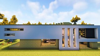 Minecraft Modern House Tutorial Cool and Easy to build! | Aspen House