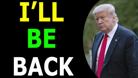 PRESIDENT TRUMP WILL BE BACK SOON TO SAVE AMERICA!!