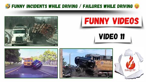 🤣 Funny videos / Funny incidents while driving / Failures while driving 😝