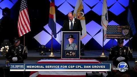Gov. Polis gives eulogy at CSP corporal’s funeral service