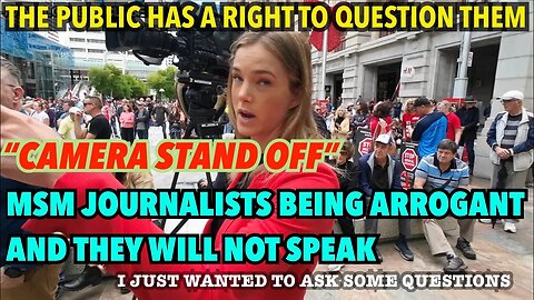 CAMERA STAND OFF WITH MSM | Full Video encounter with MSM - I just wanted to interview them