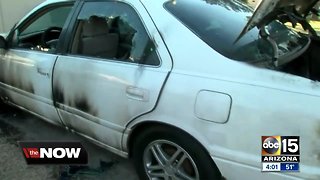 Arcadia neighbors say someone has been torching their cars