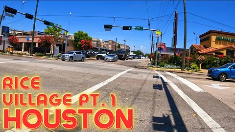 Houston City Walk - Rice Village 2022 4K
