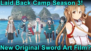 New SAO Film?! Laid Back Camp Season 3, MAPPA Isekai, and More Anime News!