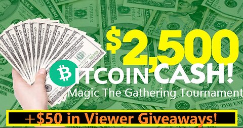 $2,500 Magic Bitcoin Tournament - $50 in Crypto Prizes to Viewers!