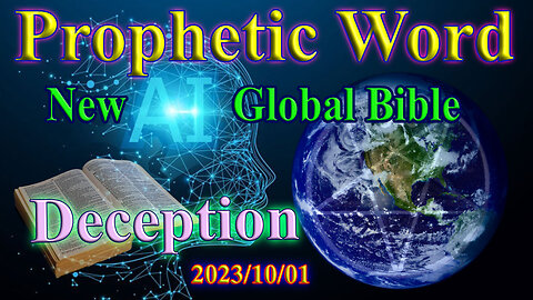 The coming global/universal AI bible and deception, Prophecy