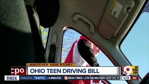 Bill would help new drivers in Ohio get more experience with nighttime, winter driving