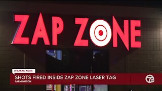 Shots fired at Zap Zone laser tag