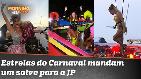Ivete, Claudia Leitte e outras estrelas do Carnaval mandam um salve para a Jovem Pan
