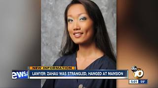 Lawyer: Zahau was strangled, hanged at mansion