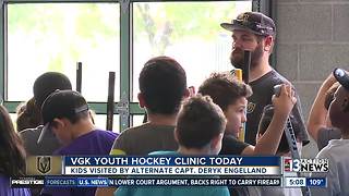 Vegas Golden Knights host youth hockey clinic