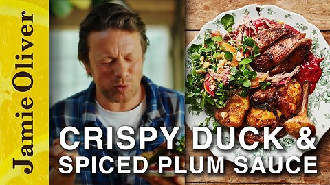 Crispy Duck & Spiced Plum Sauce | Jamie: What to Eat This Week | Channel 4, Mondays, 8pm| GM Recipes