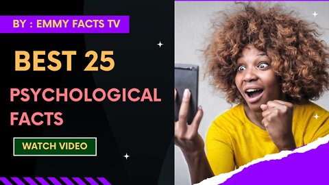 Best 25 Psychological Facts #psychologyfacts #facts #amazingfacts