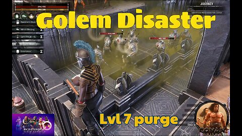 Conan Exiles LvL 7 Golem Purge Disaster #Boosteroid #conanexiles