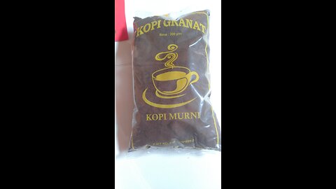 Unboxing Lelet Coffee typical of Lasem, Central Java