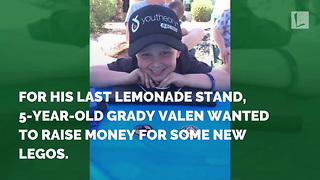 5-Year-Old Selling Lemonade for Fallen Soldiers Gets Surprise from Police
