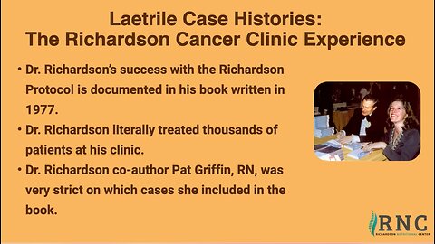 John Richardson | “If A Doctor Says They Can Cure Cancer With Laetrile They Will Lose Their License”