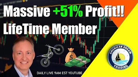 Massive +51% Profit Lifetime Member Stock Market Gains