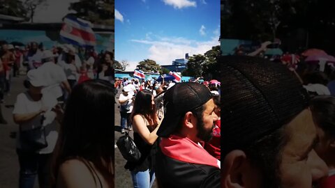 COSTA RICA - Massive And LOUD Protest Against Mandates