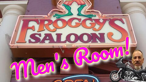 Exclusive 2020 Bike Week Footage: Froggys Saloon Bathroom!