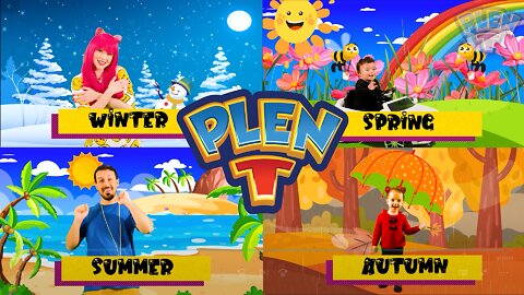 Four Seasons For Kids | Plen T Kids Songs