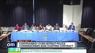 Controversy over Detroit Police Commissioners $30K staffing contract