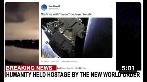 Elon Musk announces Laser Weapons on STARLINK satellites