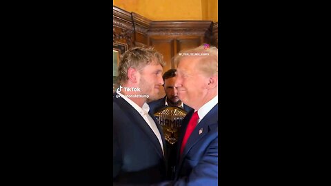 Logan Paul faces off with president Donald Trump