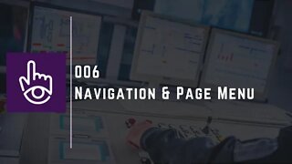 Navigation & Page Menu | Part - 6 | AVEVA Plant SCADA Workspace Training |