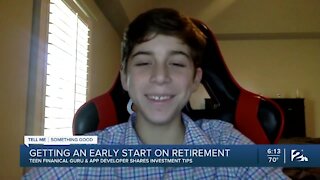 Teen financial guru & app developer shares investment tips