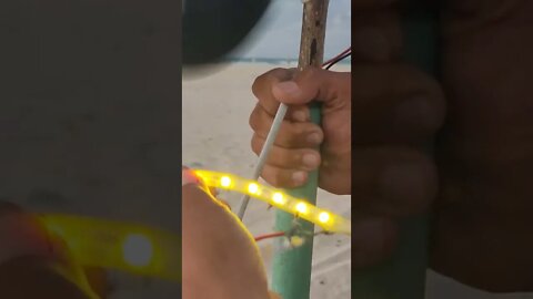 Watch Close Up This Crisp LED Lights Powered Only By Handmade Wind Turbine