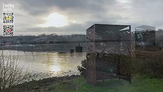 Bo'ness Foreshore and Bridgeness Harbour, | views across Firth of Forth Scotland 3rd Jan 2023