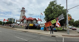 2024 06 08 Port Credit Mississauga protest