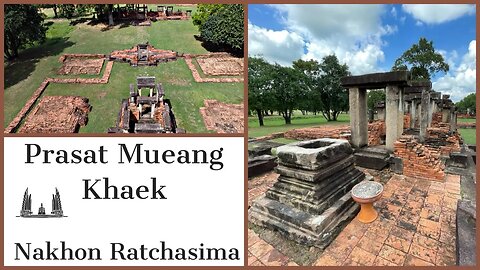 Prasat Muang Khaek 10th Century Khmer Temple ปราสาทเมืองแขก - Nakhon Ratchasima Thailand 2023