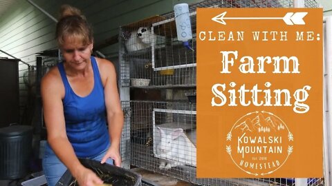 Farm Sitting | Clean with Me in the Barnyard