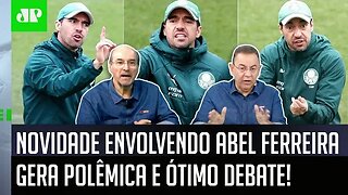 "ISSO É UMA PIADA, né? Cara, o Abel Ferreira..." OLHA esse DEBATE sobre o técnico do Palmeiras!