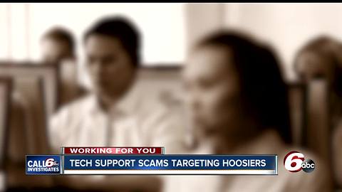 Tech support scams are targeting Hoosiers are on the rise